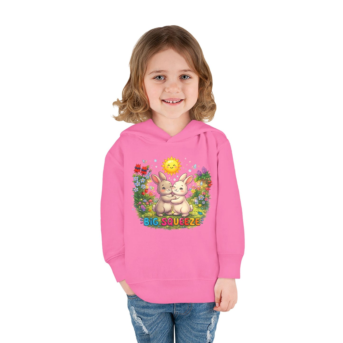 Big Squeeze Bunny Toddler Pullover Fleece Hoodie