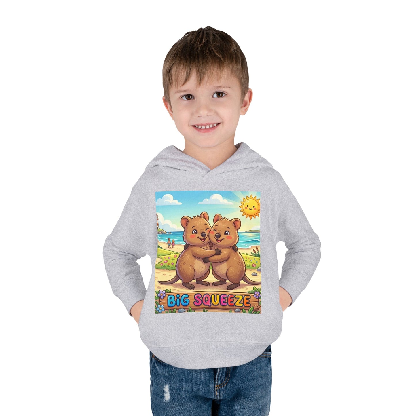 Big Squeeze Quokka Toddler Pullover Fleece Hoodie