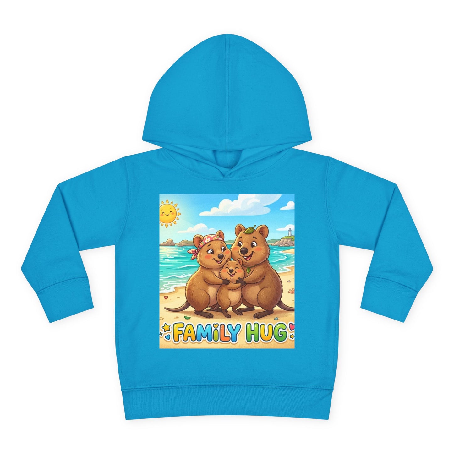 Family Hug Quokka Toddler Pullover Fleece Hoodie