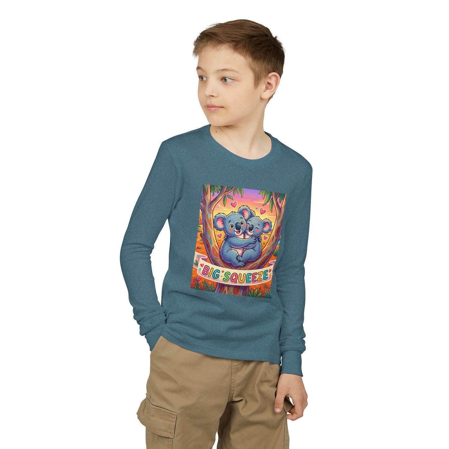 Big Squeeze Koala Youth Jersey Long Sleeve Tee
