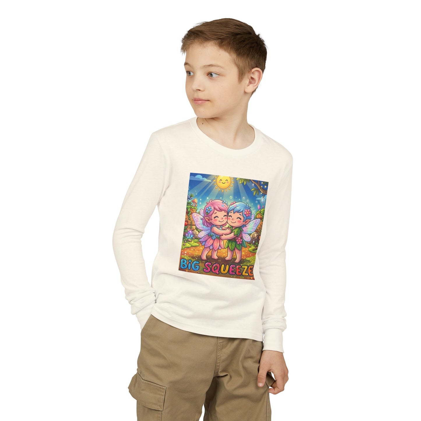Big Squeeze Fairy Youth Jersey Long Sleeve Tee