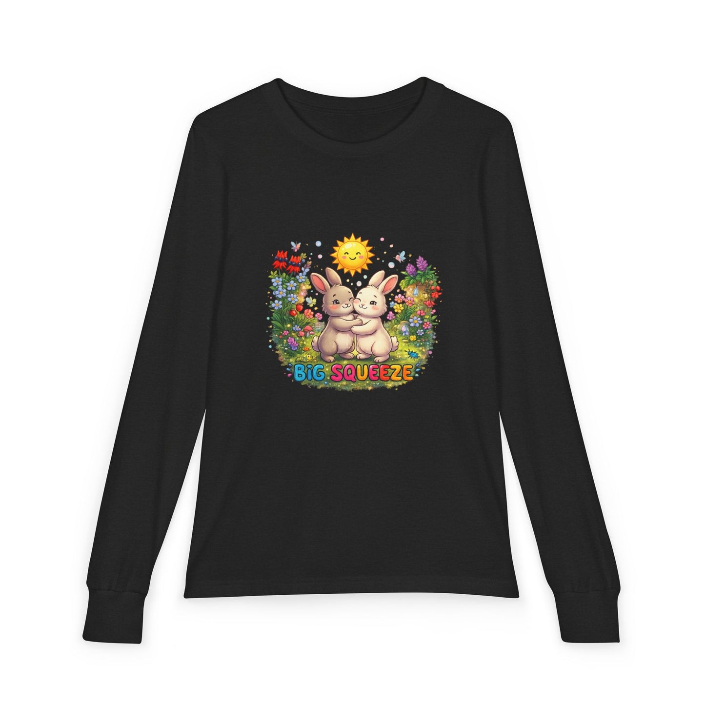 Big Squeeze Bunny Youth Jersey Long Sleeve Tee