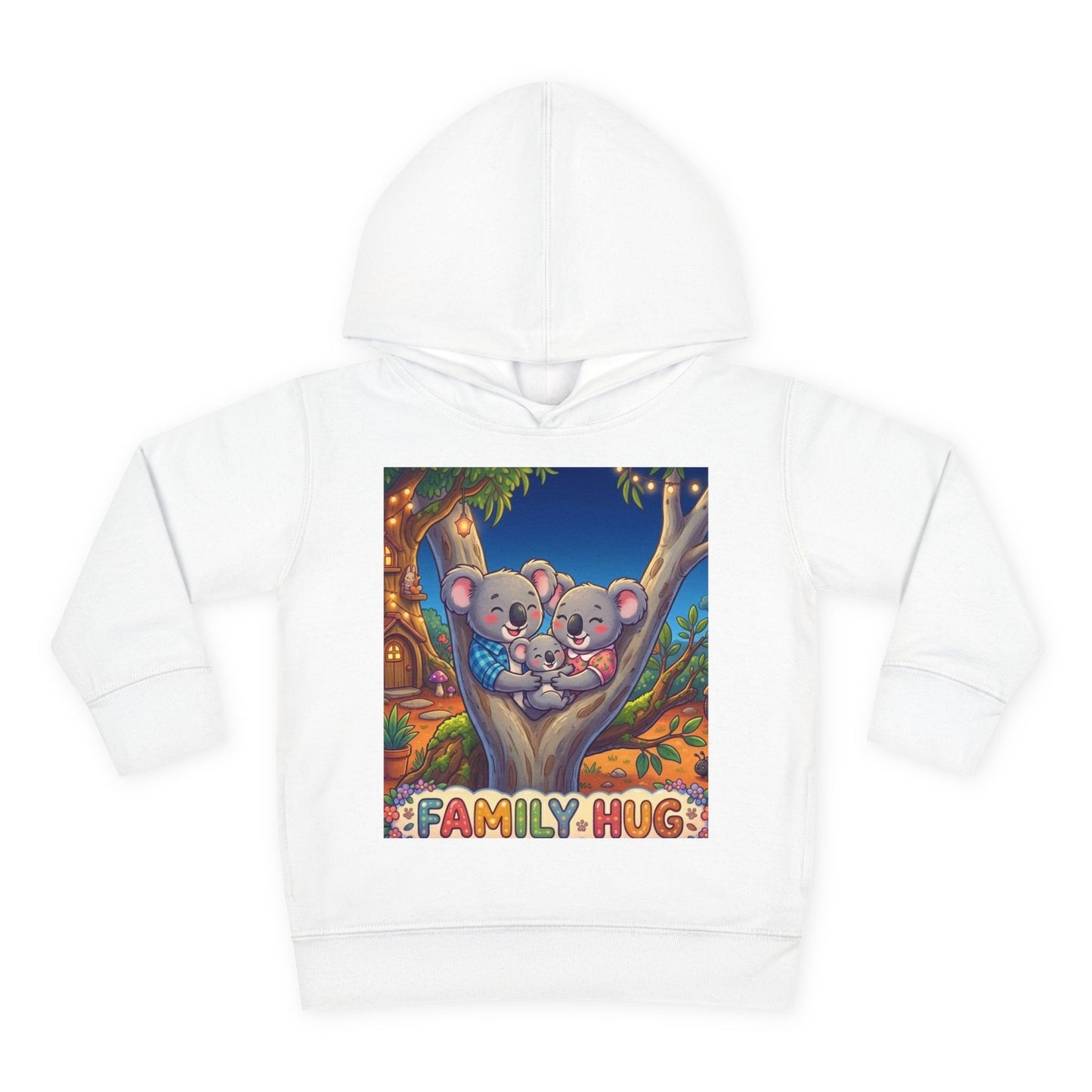 Family Hug Koala Toddler Pullover Fleece Hoodie