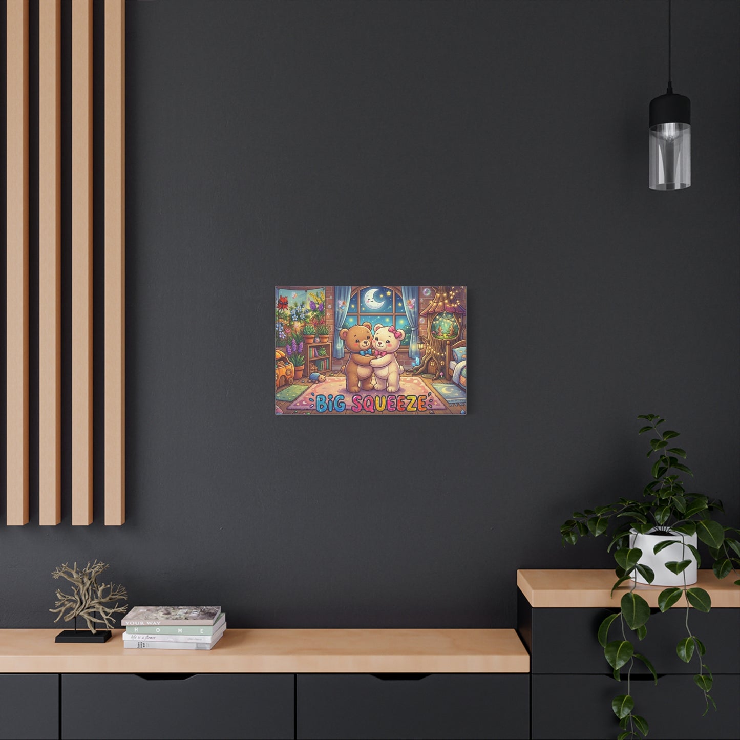 Big Squeeze Teddy Classic Canvas
