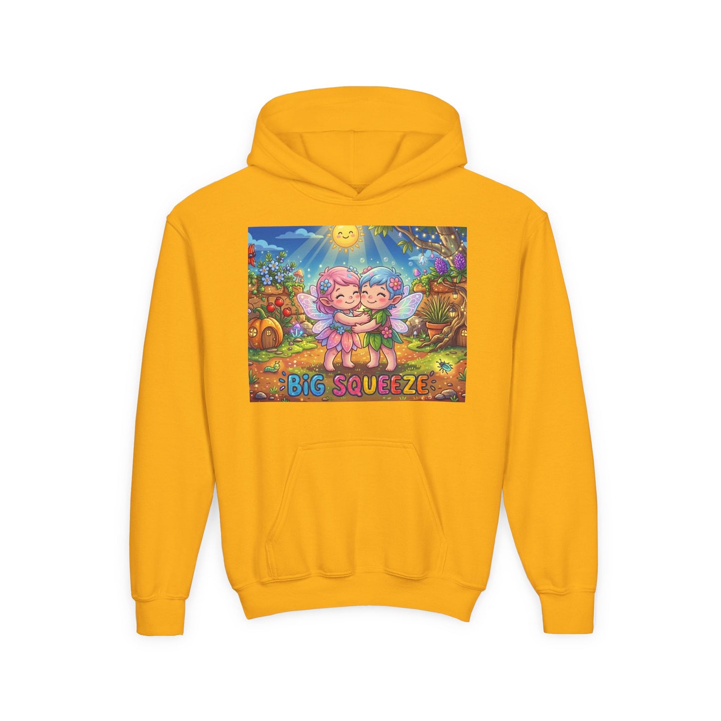 Big Squeeze Fairy Youth Heavy Blend Hooded Sweatshirt