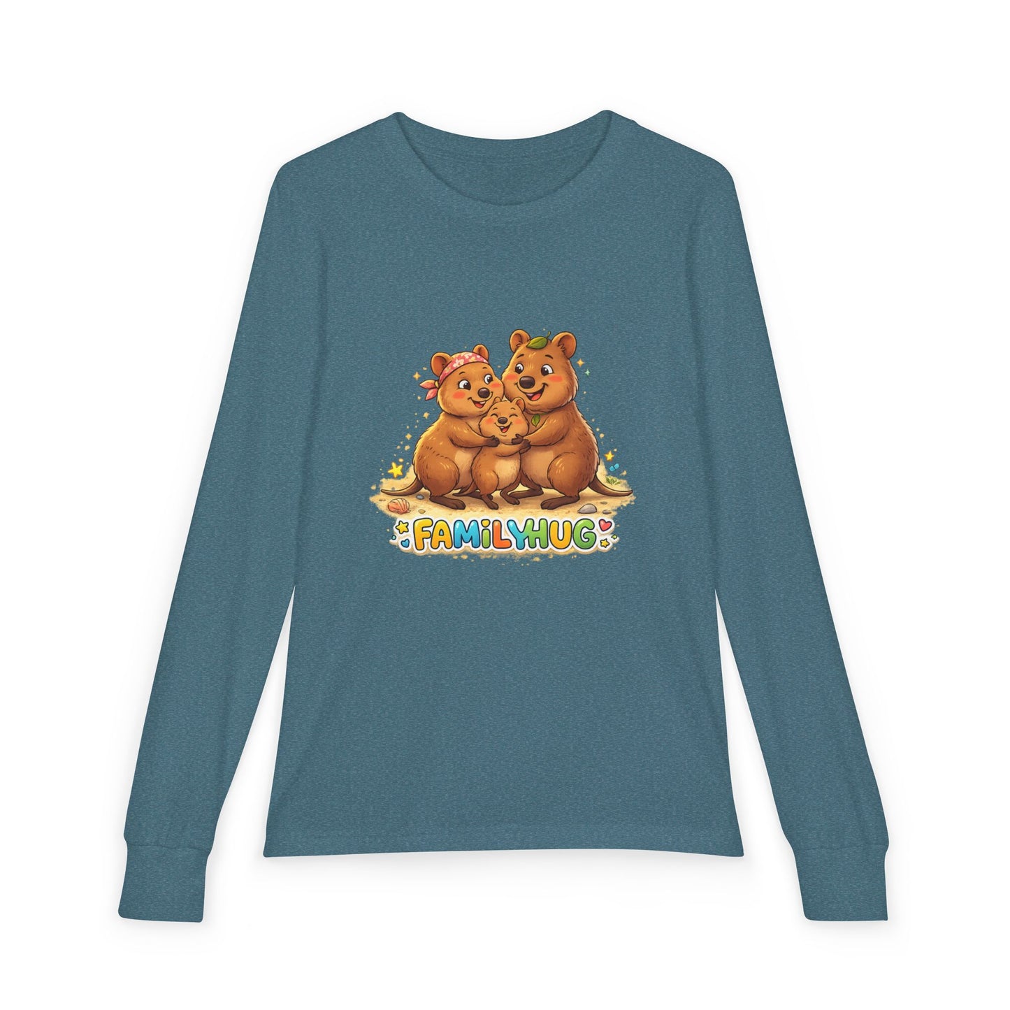 Family Hug Quokka Youth Jersey Long Sleeve Tee