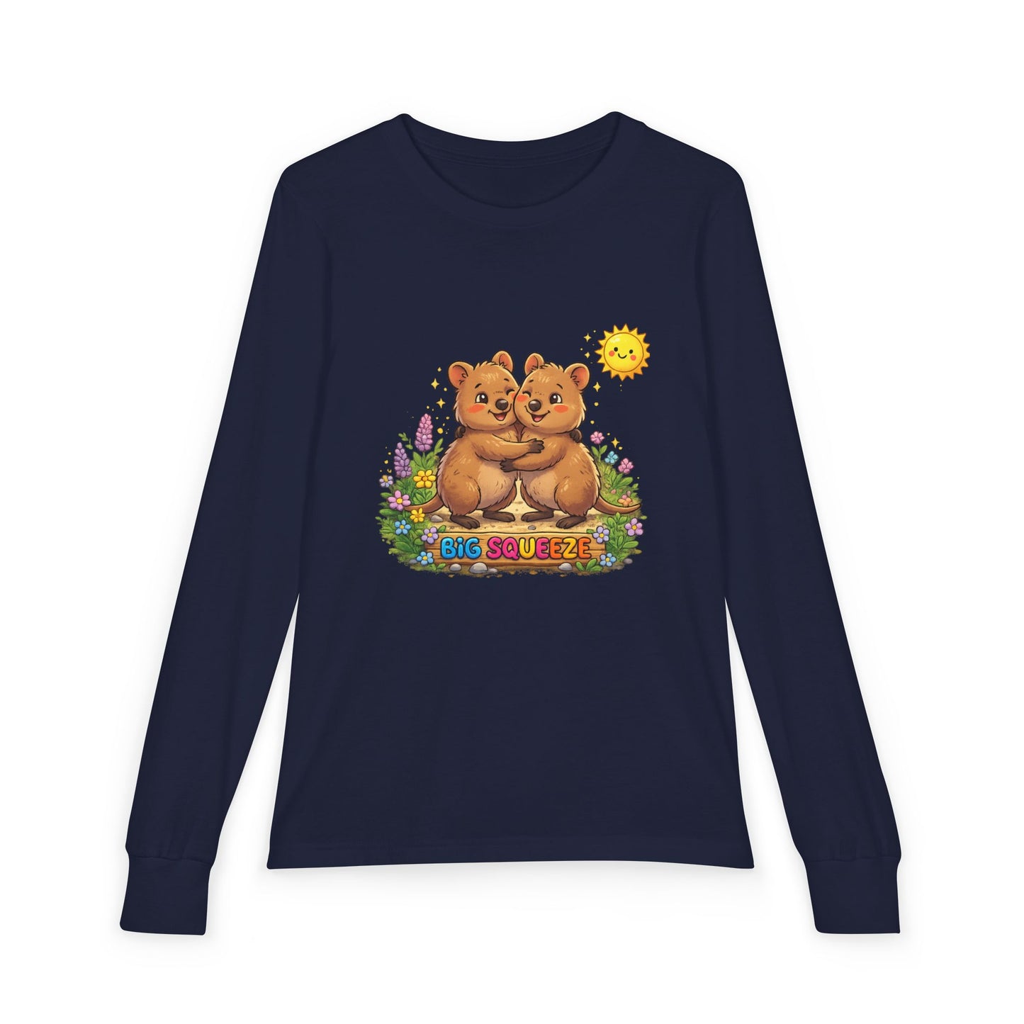 Big Squeeze Quokka Youth Jersey Long Sleeve Tee