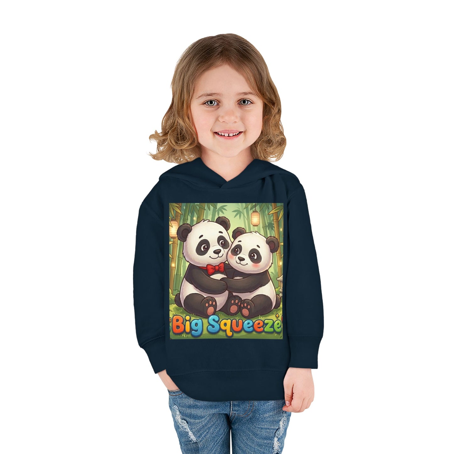 Big Squeeze Panda Toddler Pullover Fleece Hoodie