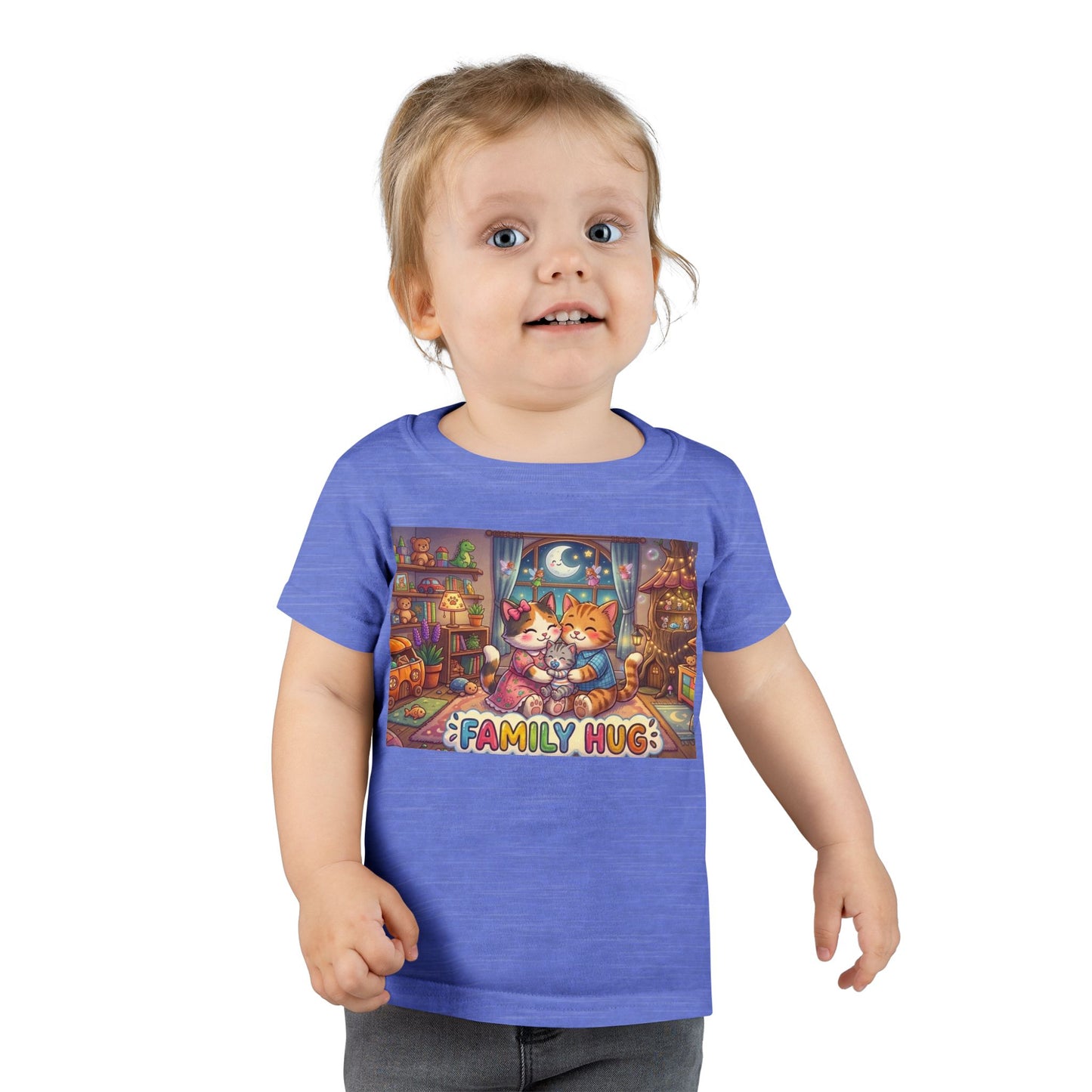 Family Hug Kitten Toddler T-shirt