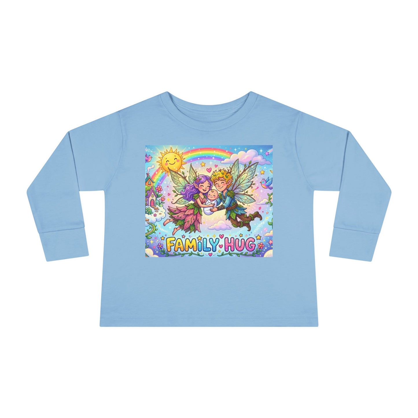 Family Hug Fairy Toddler Long Sleeve Tee