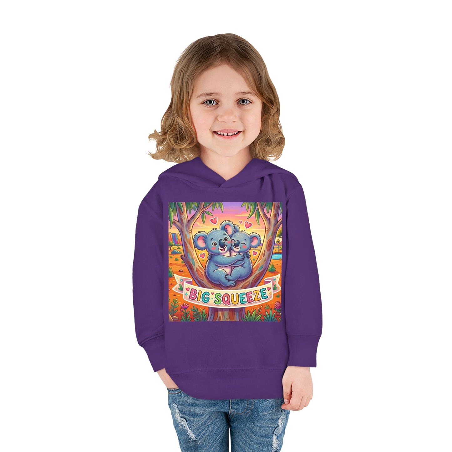 Big Squeeze Koala Toddler Pullover Fleece Hoodie