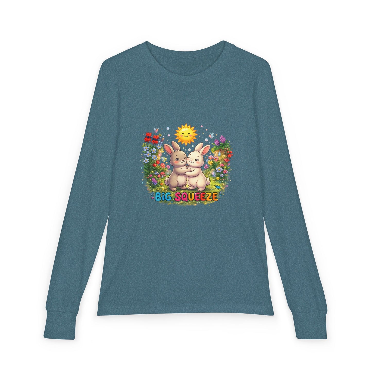 Big Squeeze Bunny Youth Jersey Long Sleeve Tee