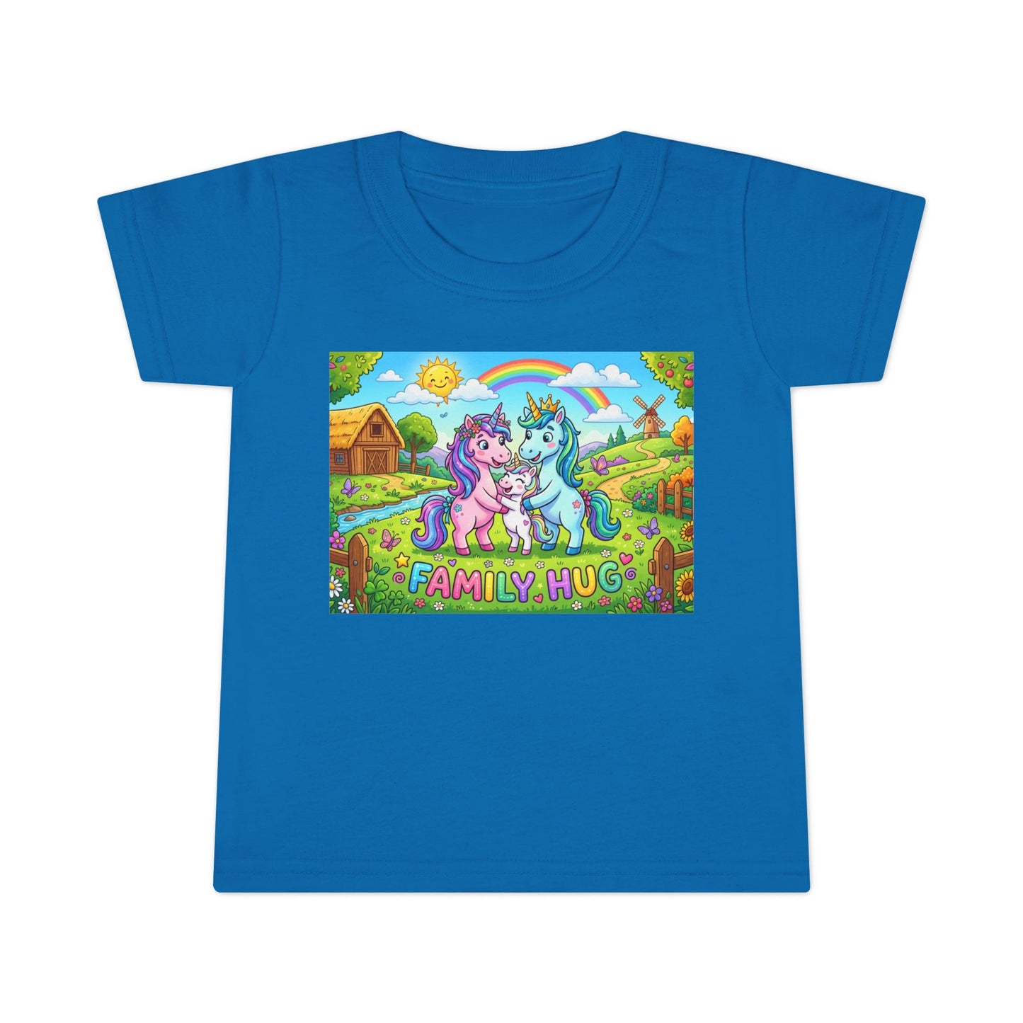 Family Hug Unicorn Toddler T-shirt