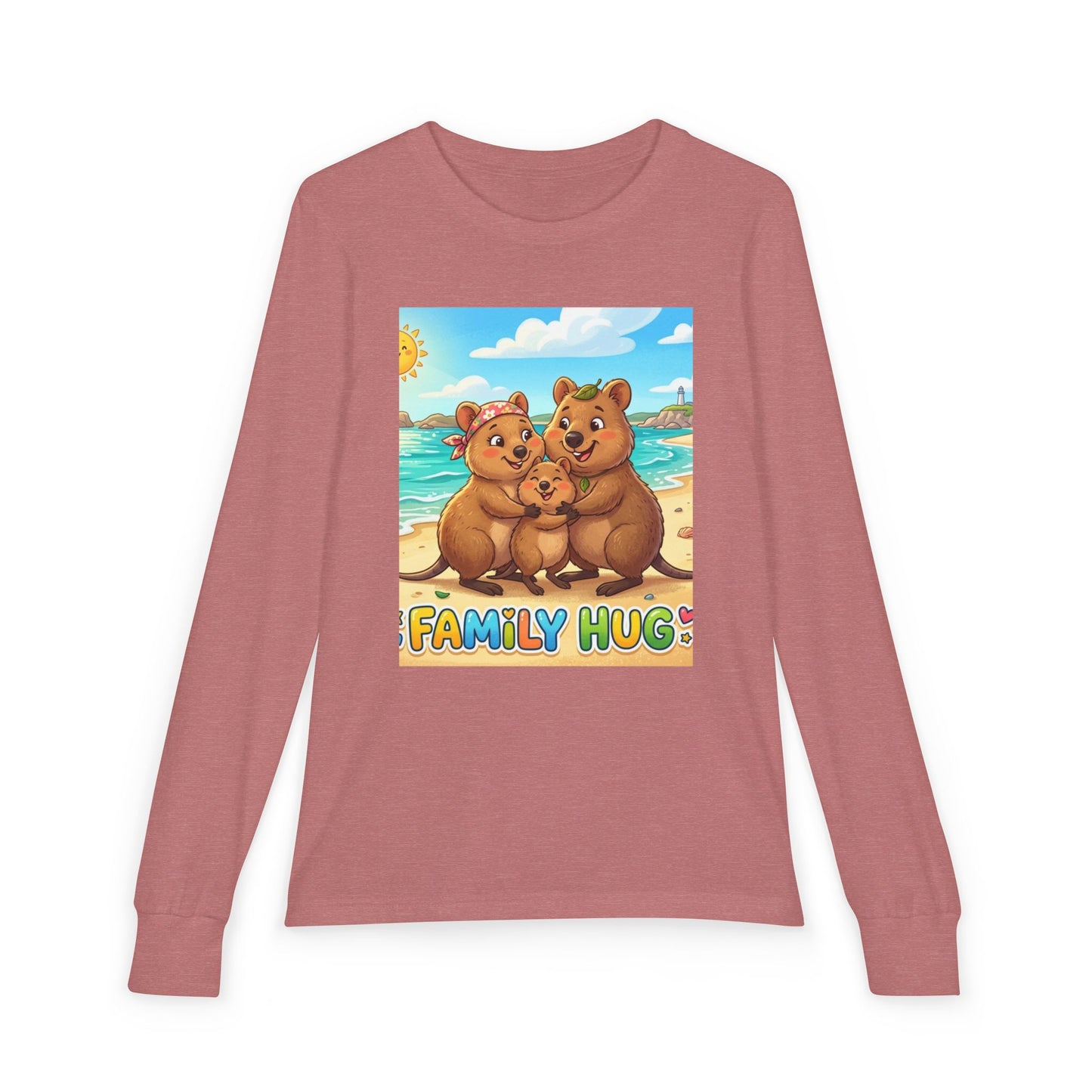 Family Hug Quokka Youth Jersey Long Sleeve Tee