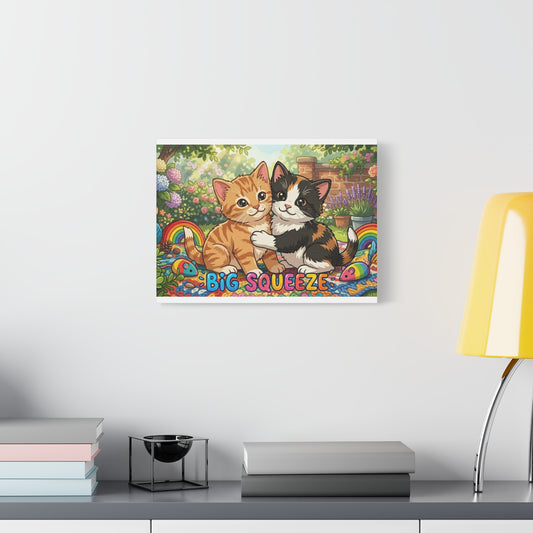 Big Squeeze Kitten Classic Canvas