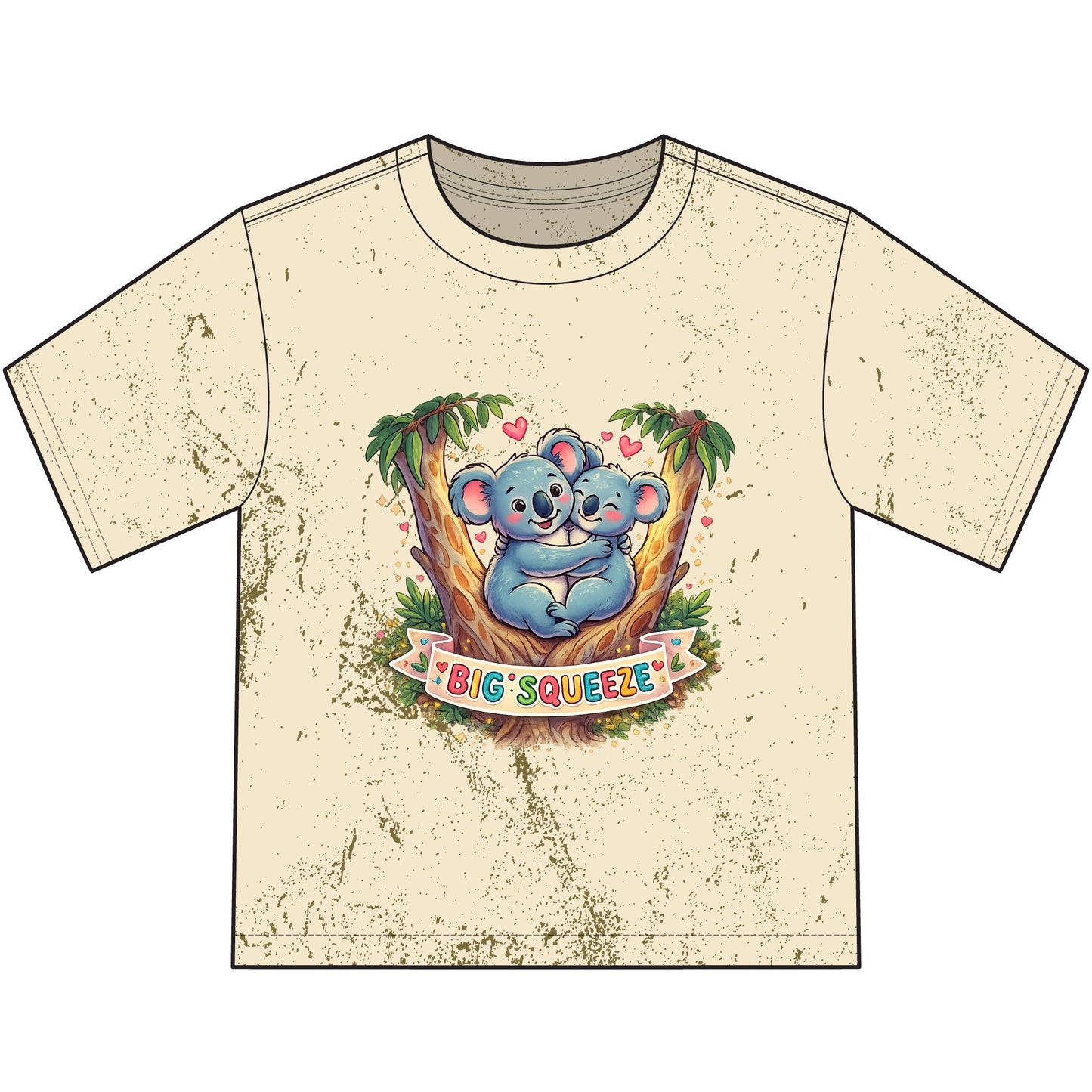 Big Squeeze Koala Heavyweight Color Blast Youth T-Shirt