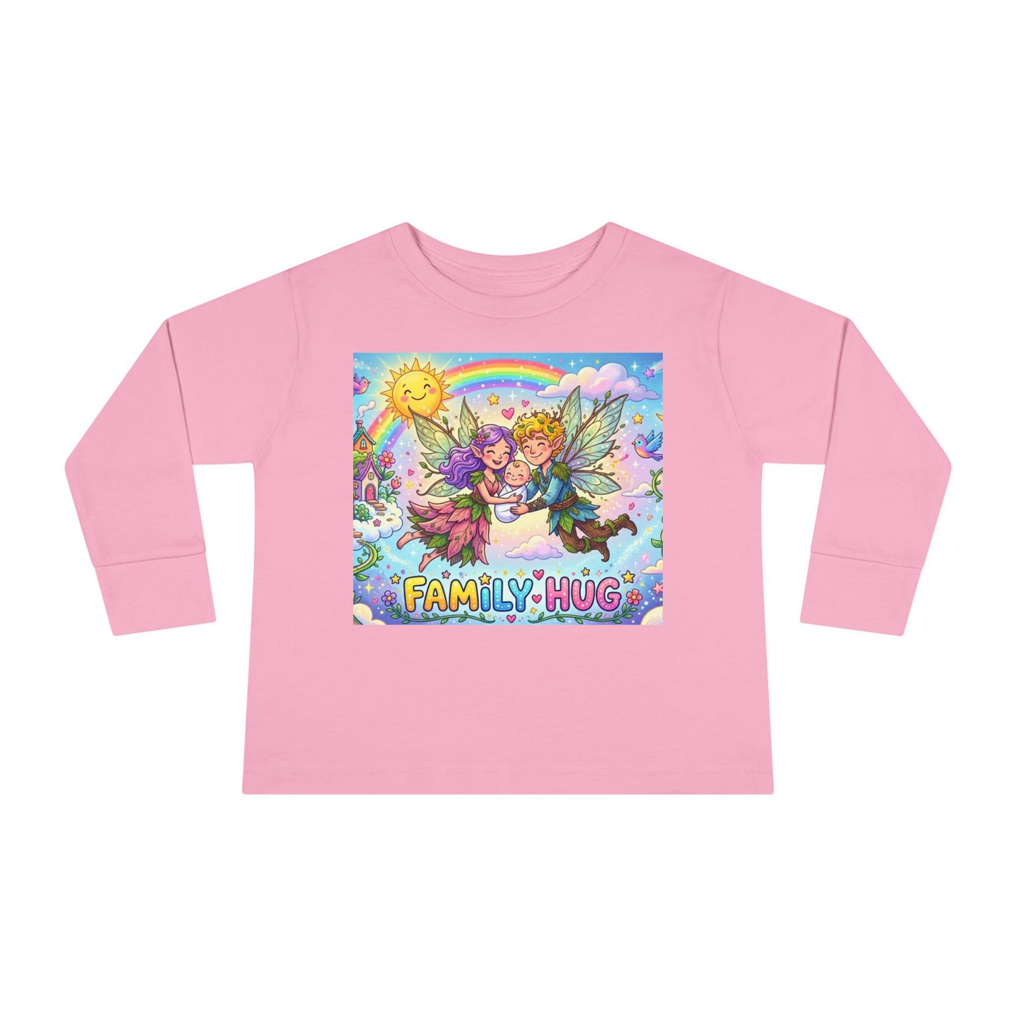 Family Hug Fairy Toddler Long Sleeve Tee