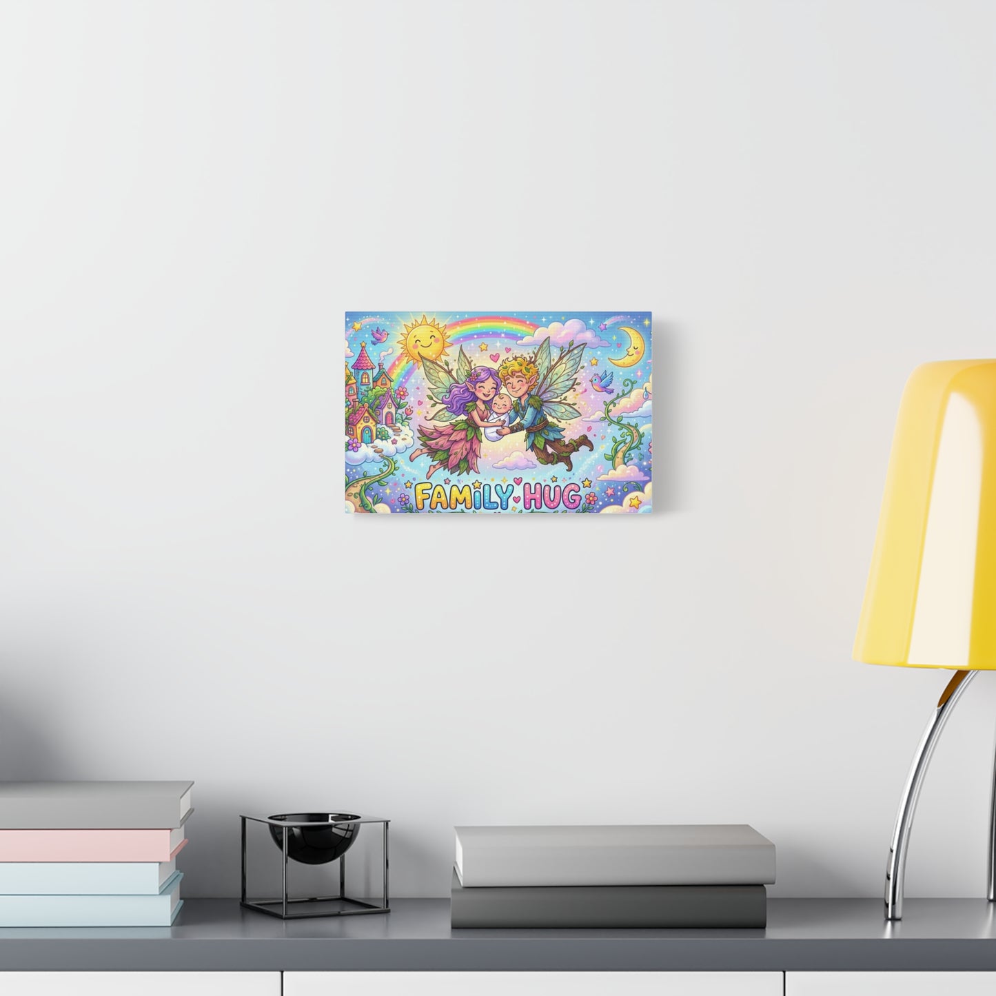 Family Hug Fairy Classic Canvas