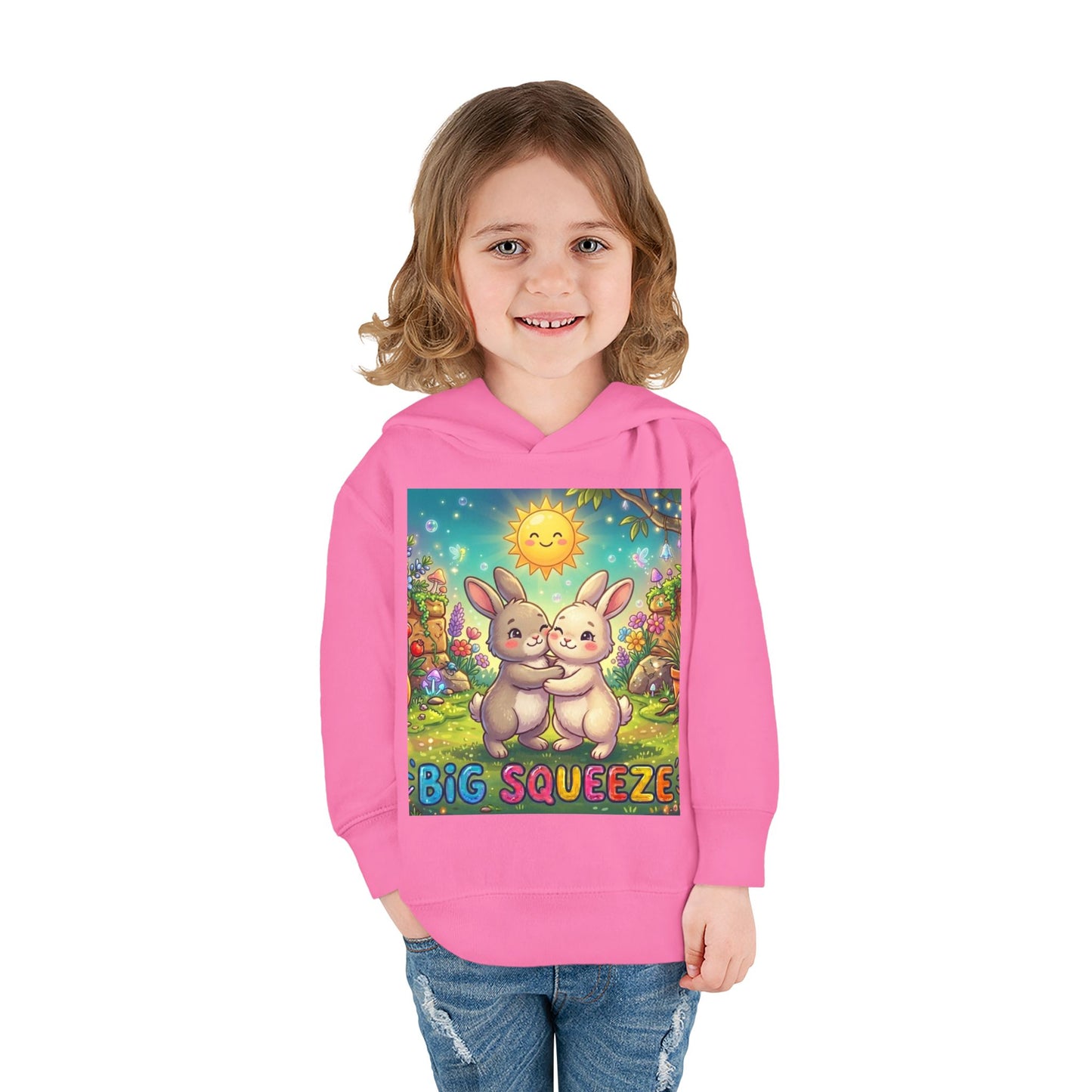 Big Squeeze Bunny Toddler Pullover Fleece Hoodie