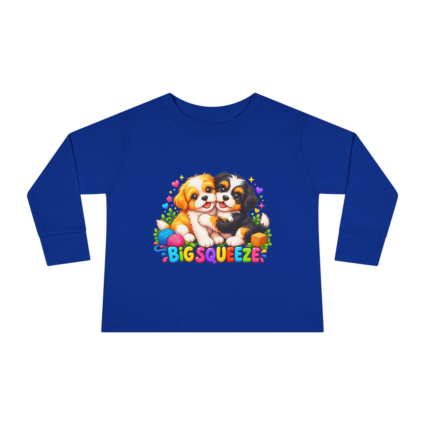 Big Squeeze Shih Tzu Toddler Long Sleeve Tee