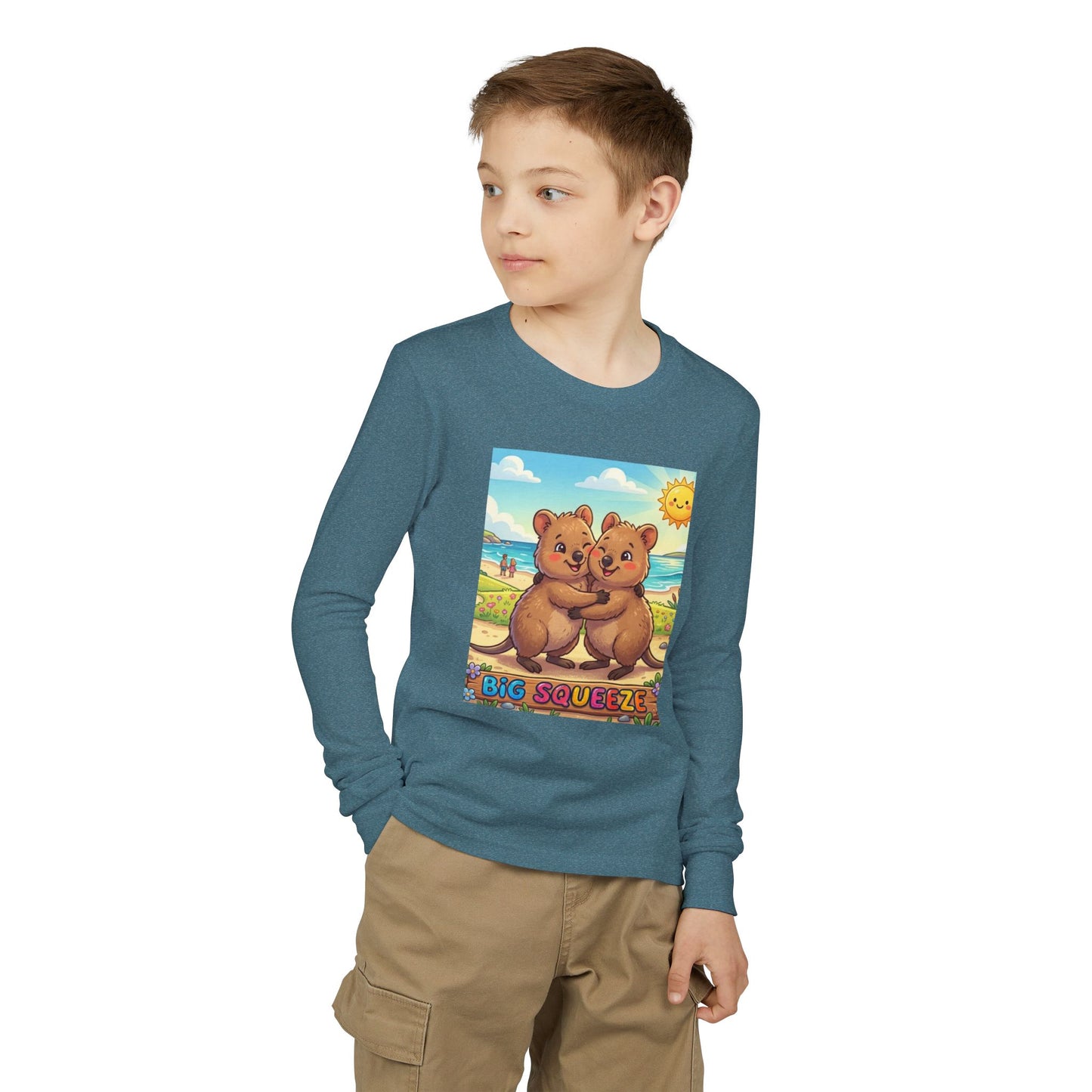 Big Squeeze Quokka Youth Jersey Long Sleeve Tee