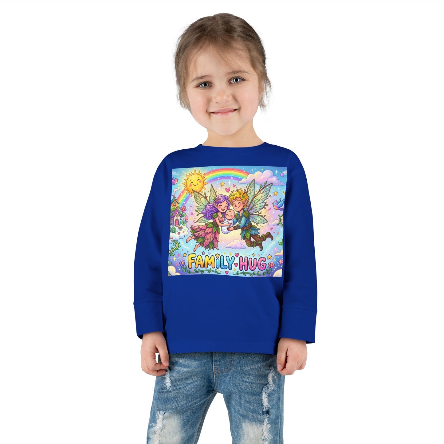 Family Hug Fairy Toddler Long Sleeve Tee