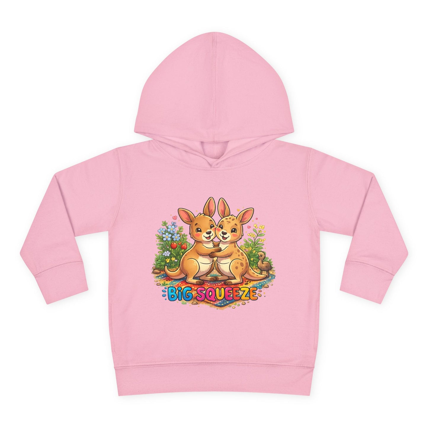 Big Squeeze Kangaroo Toddler Pullover Fleece Hoodie