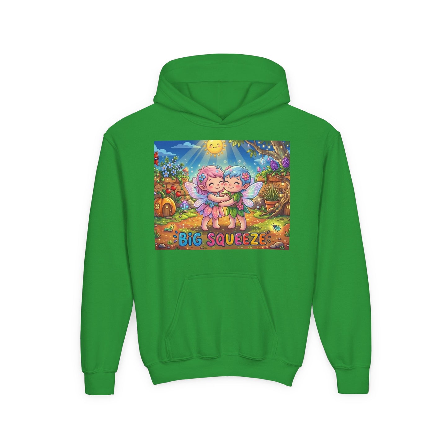 Big Squeeze Fairy Youth Heavy Blend Hooded Sweatshirt