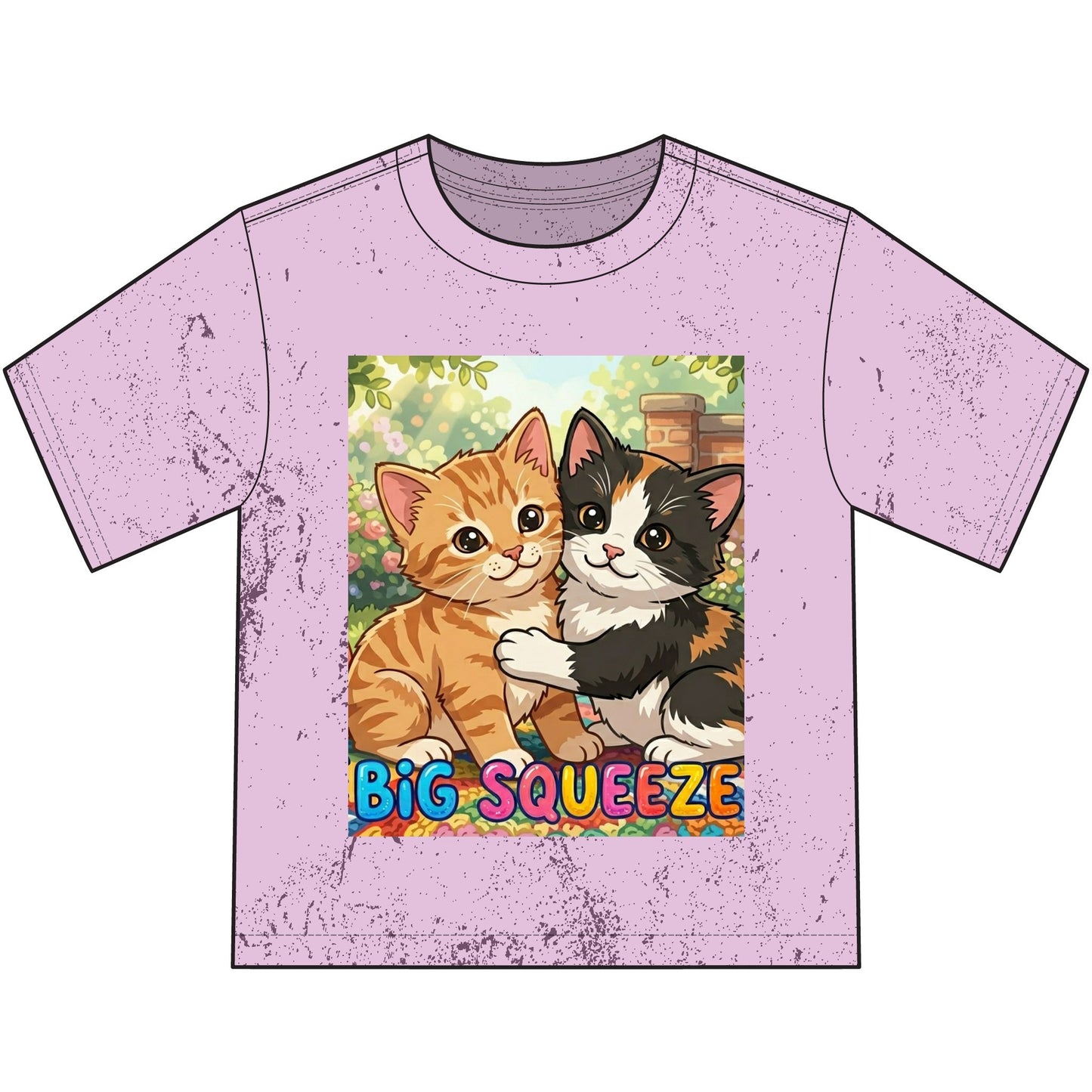 Big Squeeze Kitten Heavyweight Color Blast Youth T-Shirt
