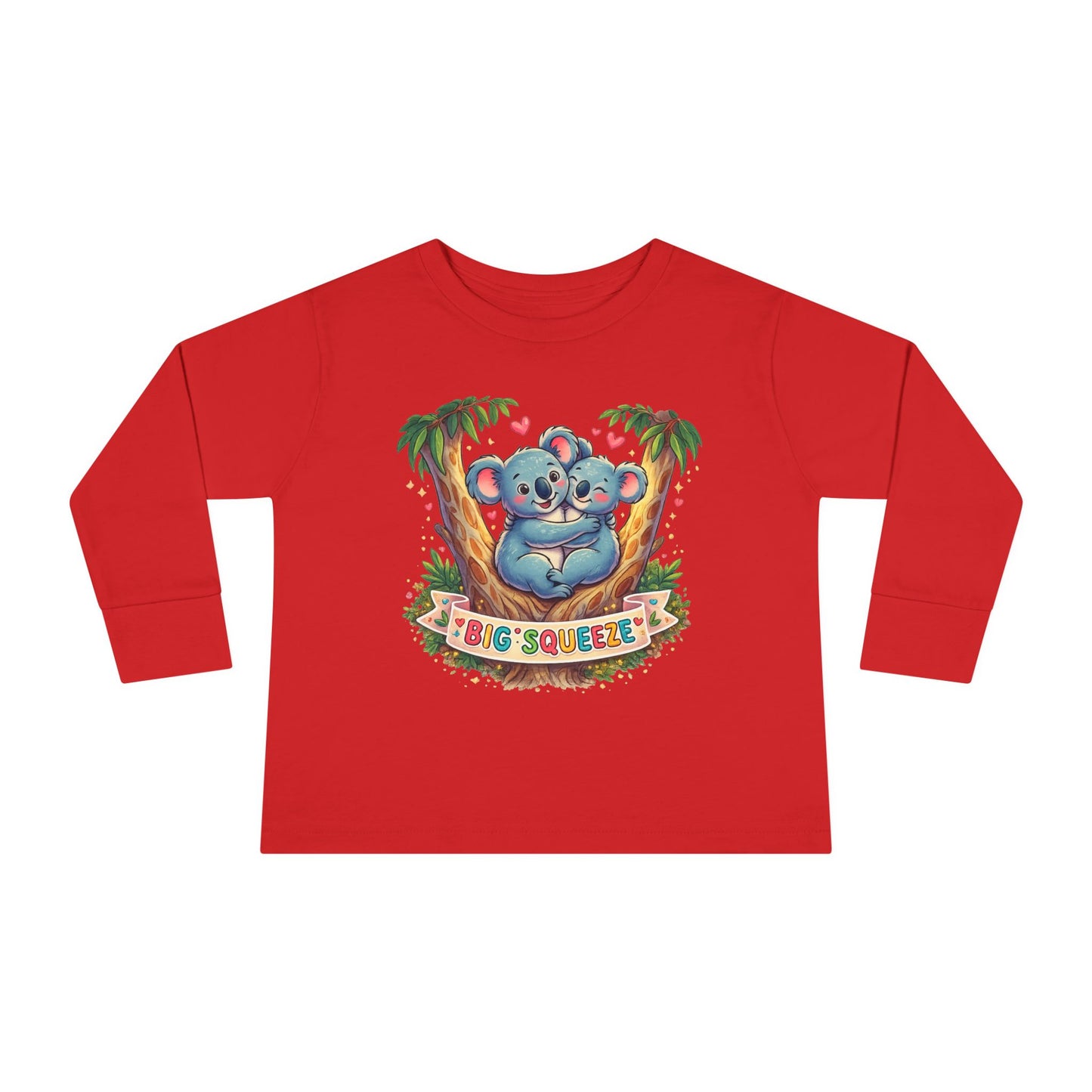 Big Squeeze Koala Toddler Long Sleeve Tee