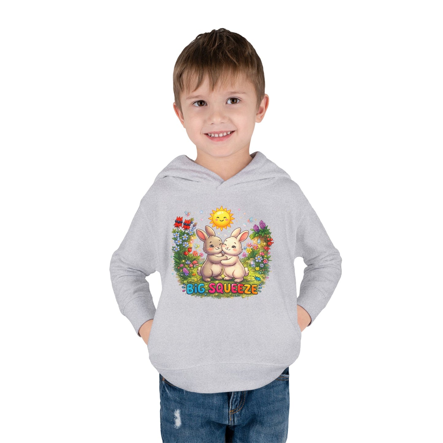 Big Squeeze Bunny Toddler Pullover Fleece Hoodie