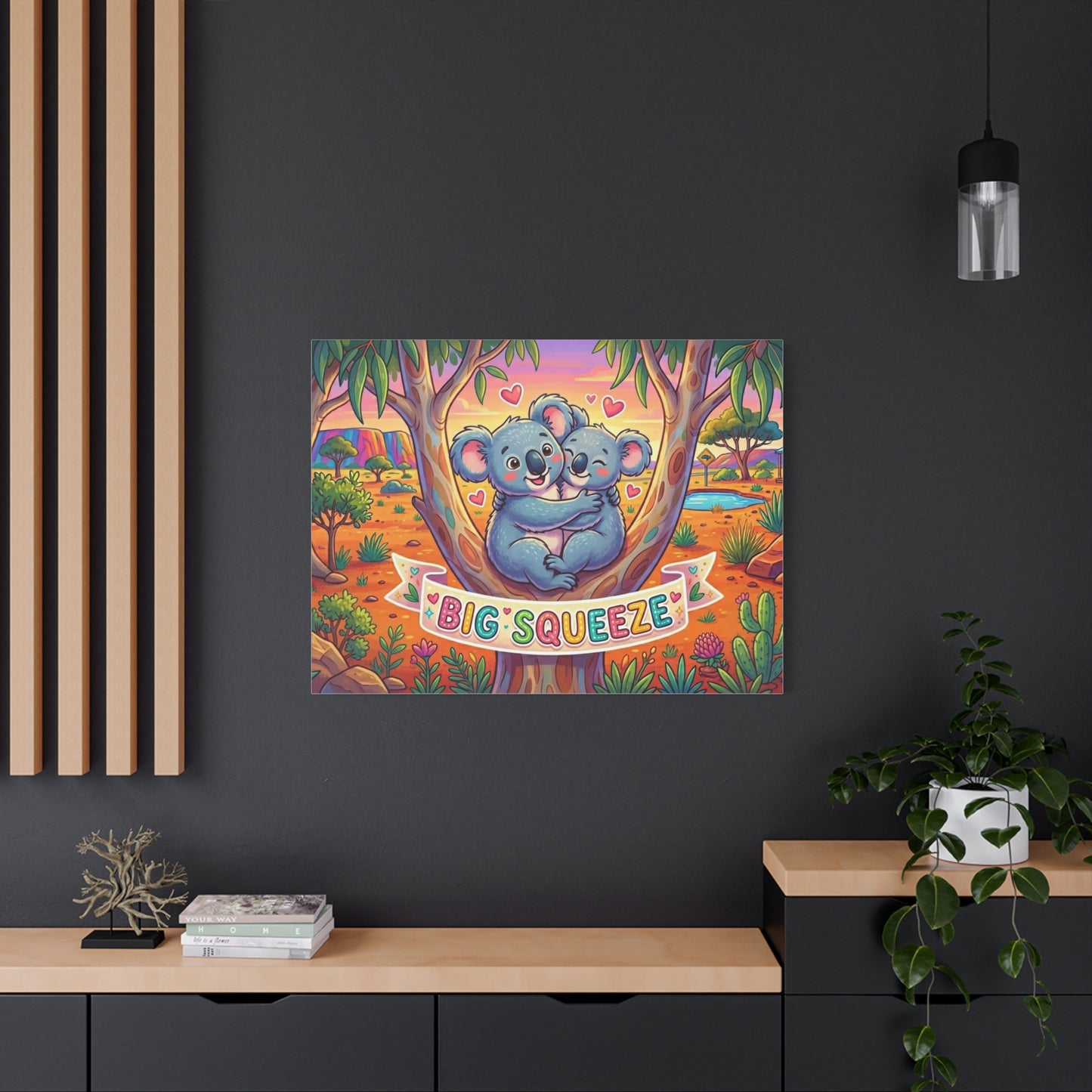 Big Squeeze Koala Classic Canvas