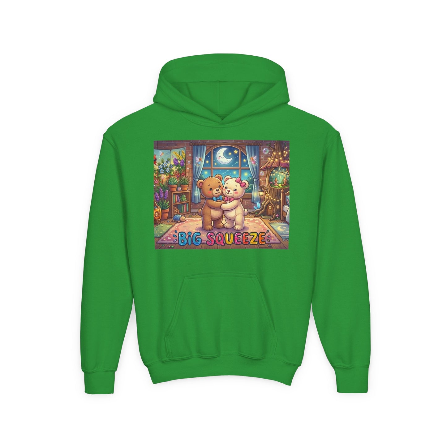 Big Squeeze Teddy Youth Heavy Blend Hooded Sweatshirt