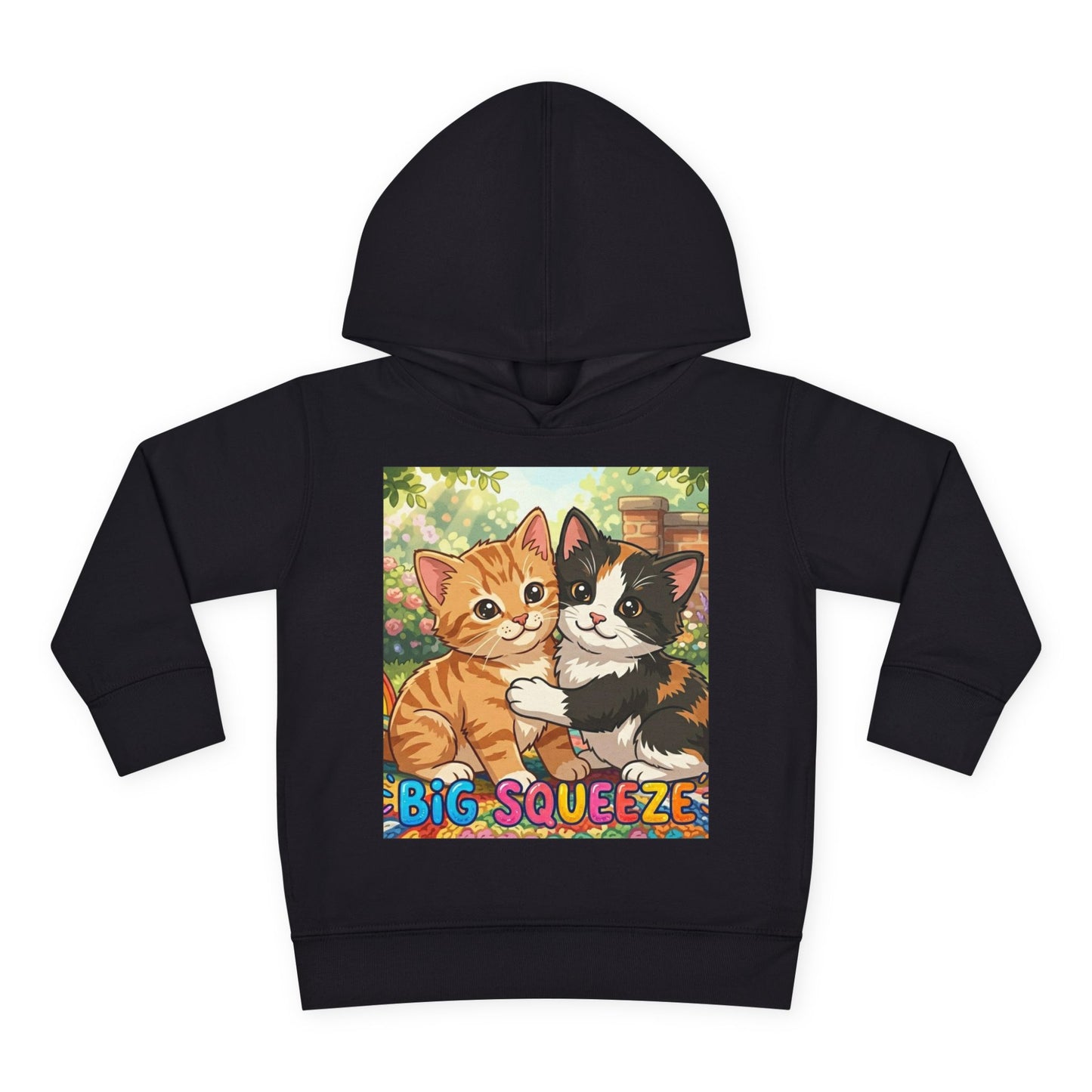 Big Squeeze Kitten Toddler Pullover Fleece Hoodie