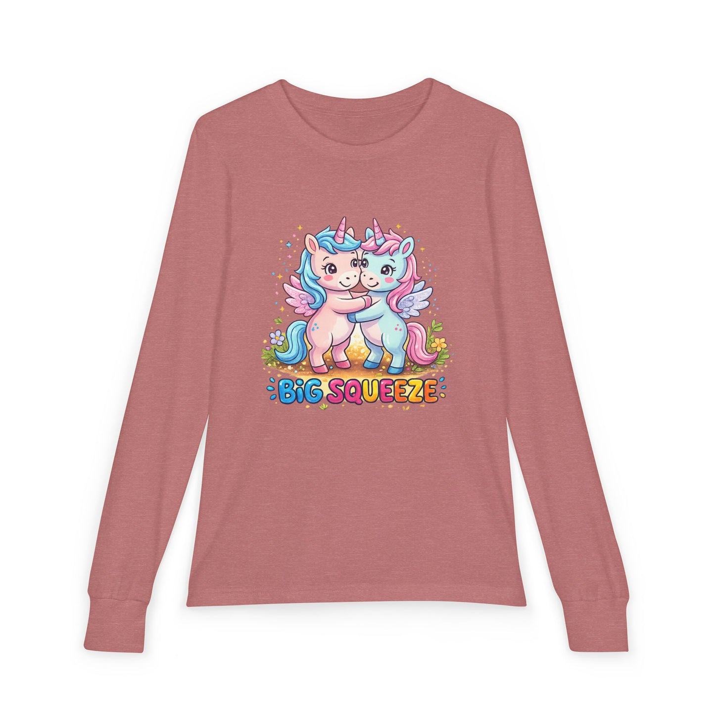 Big Squeeze Unicorn Youth Jersey Long Sleeve Tee