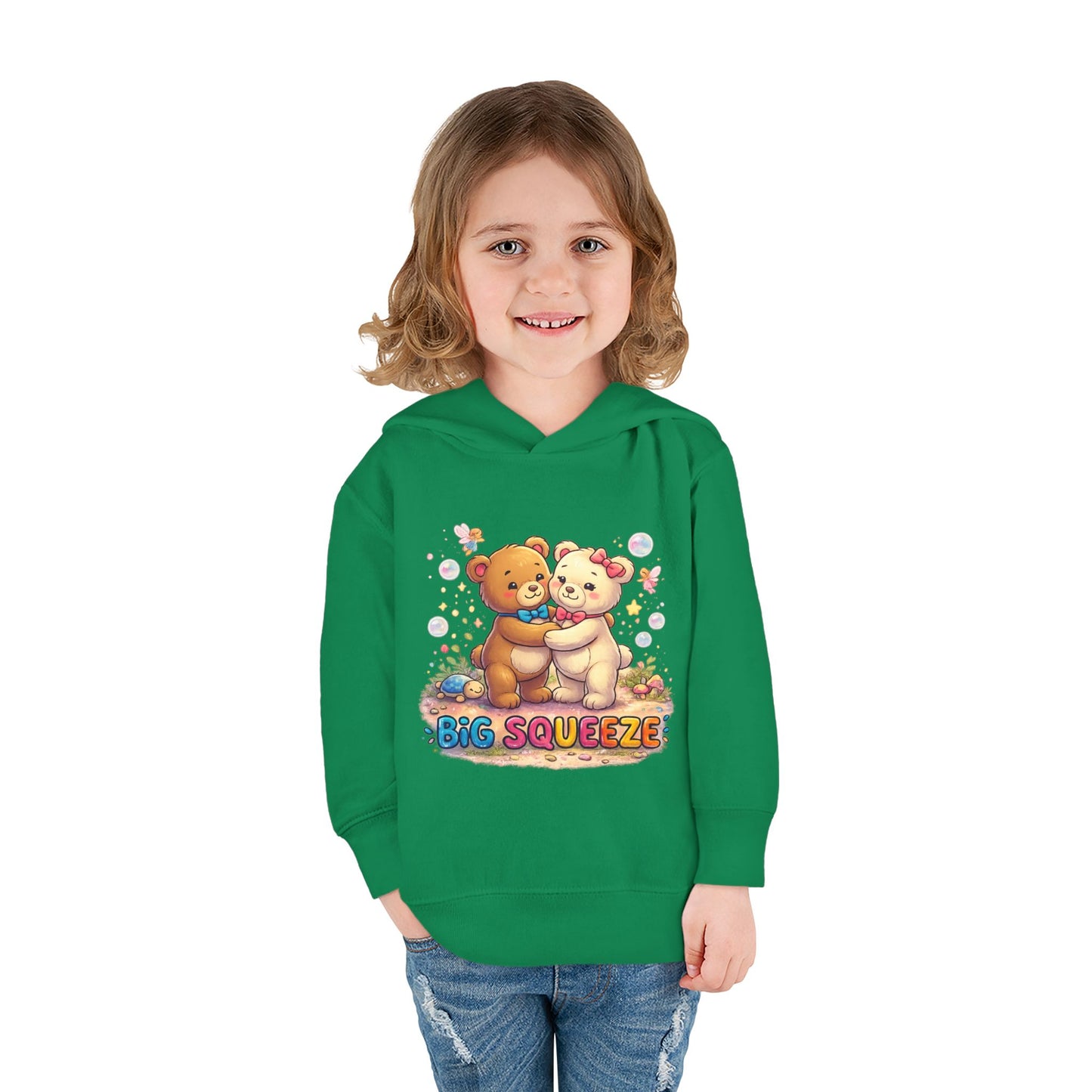 Big Squeeze Teddy Toddler Pullover Fleece Hoodie