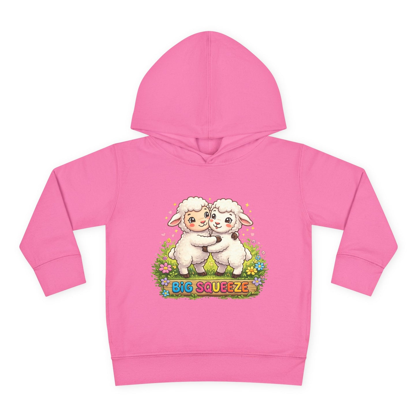 Big Squeeze Lamb Toddler Pullover Fleece Hoodie