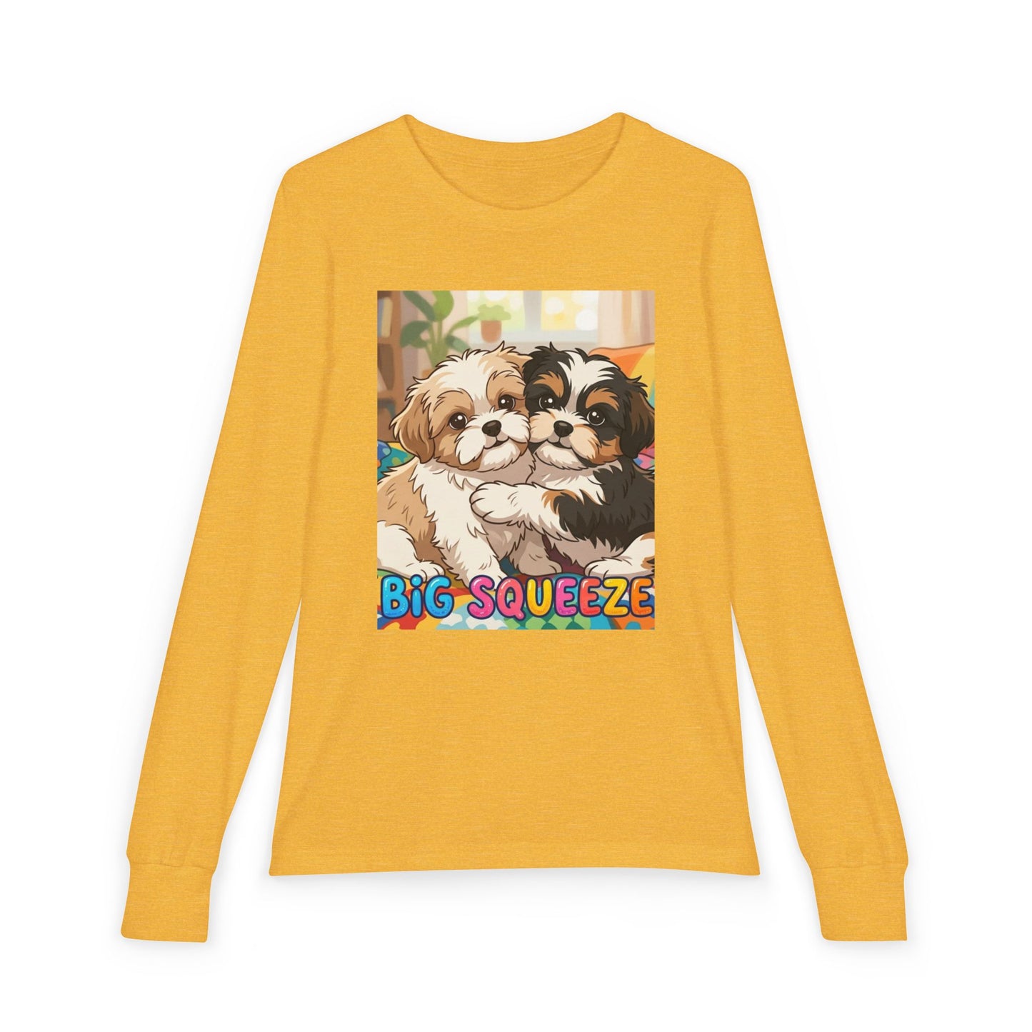 Big Squeeze Shih Tzu Youth Jersey Long Sleeve Tee