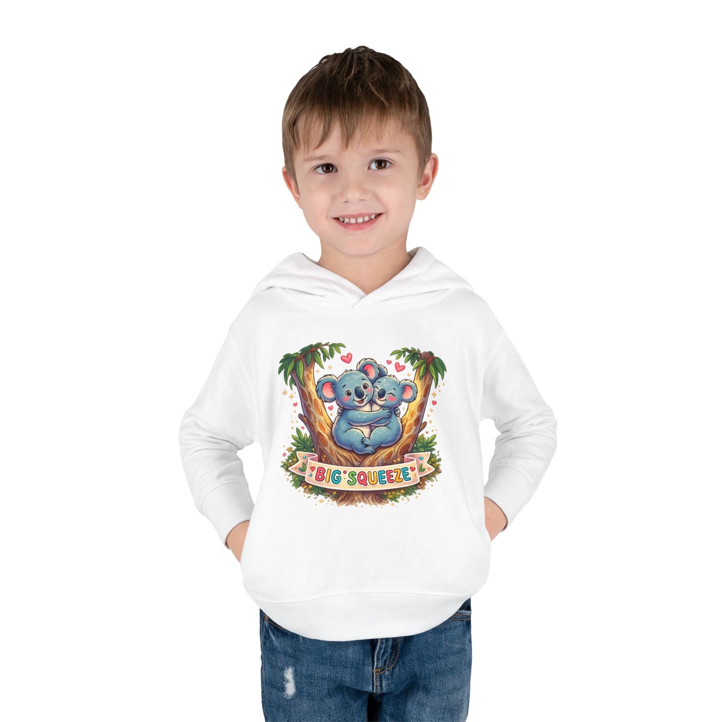 Big Squeeze Koala Toddler Pullover Fleece Hoodie