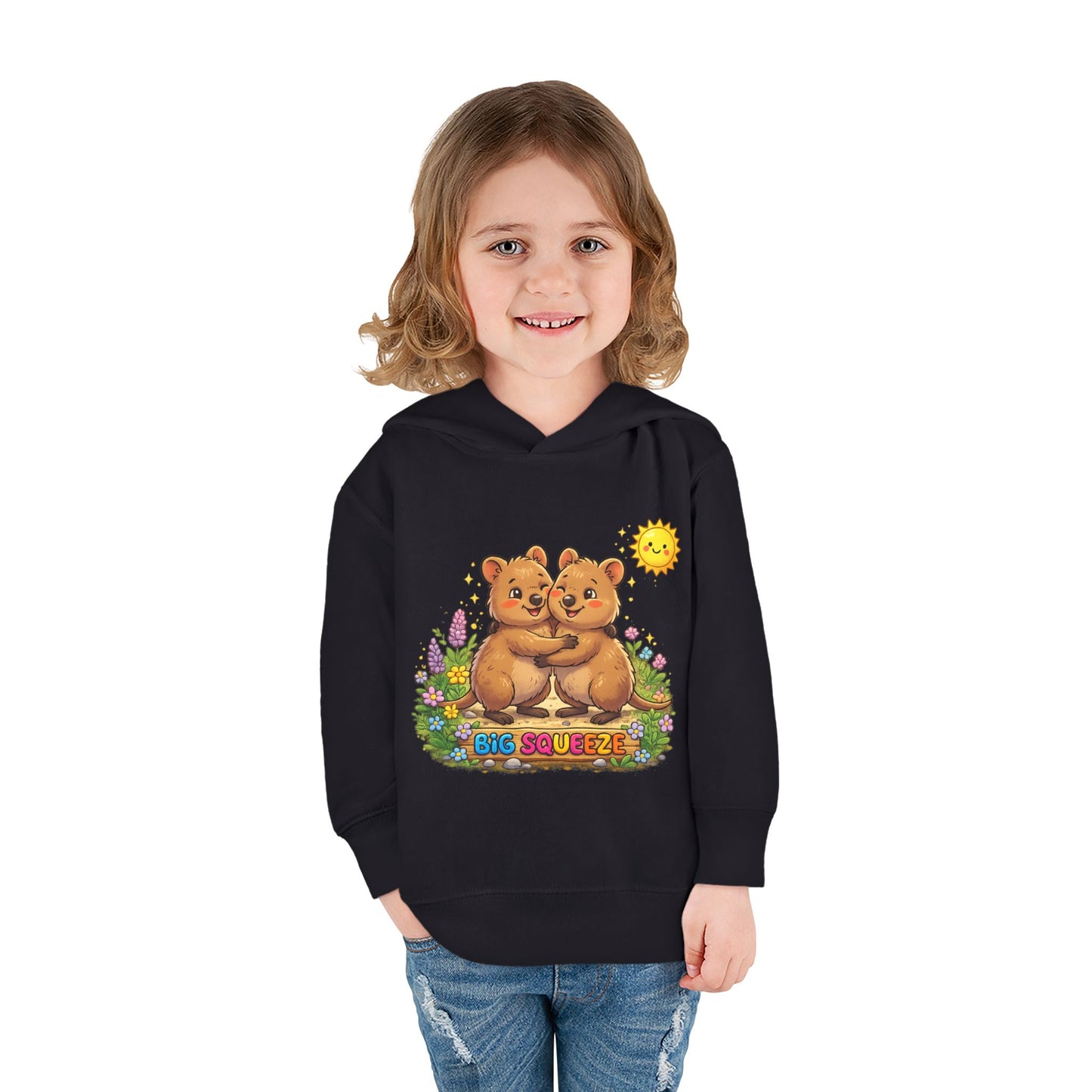Big Squeeze Quokka Toddler Pullover Fleece Hoodie