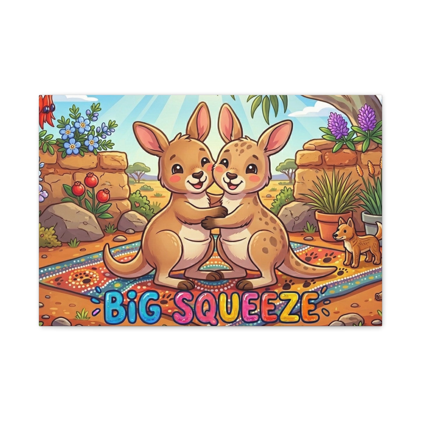Big Squeeze Kangaroo Classic Canvas