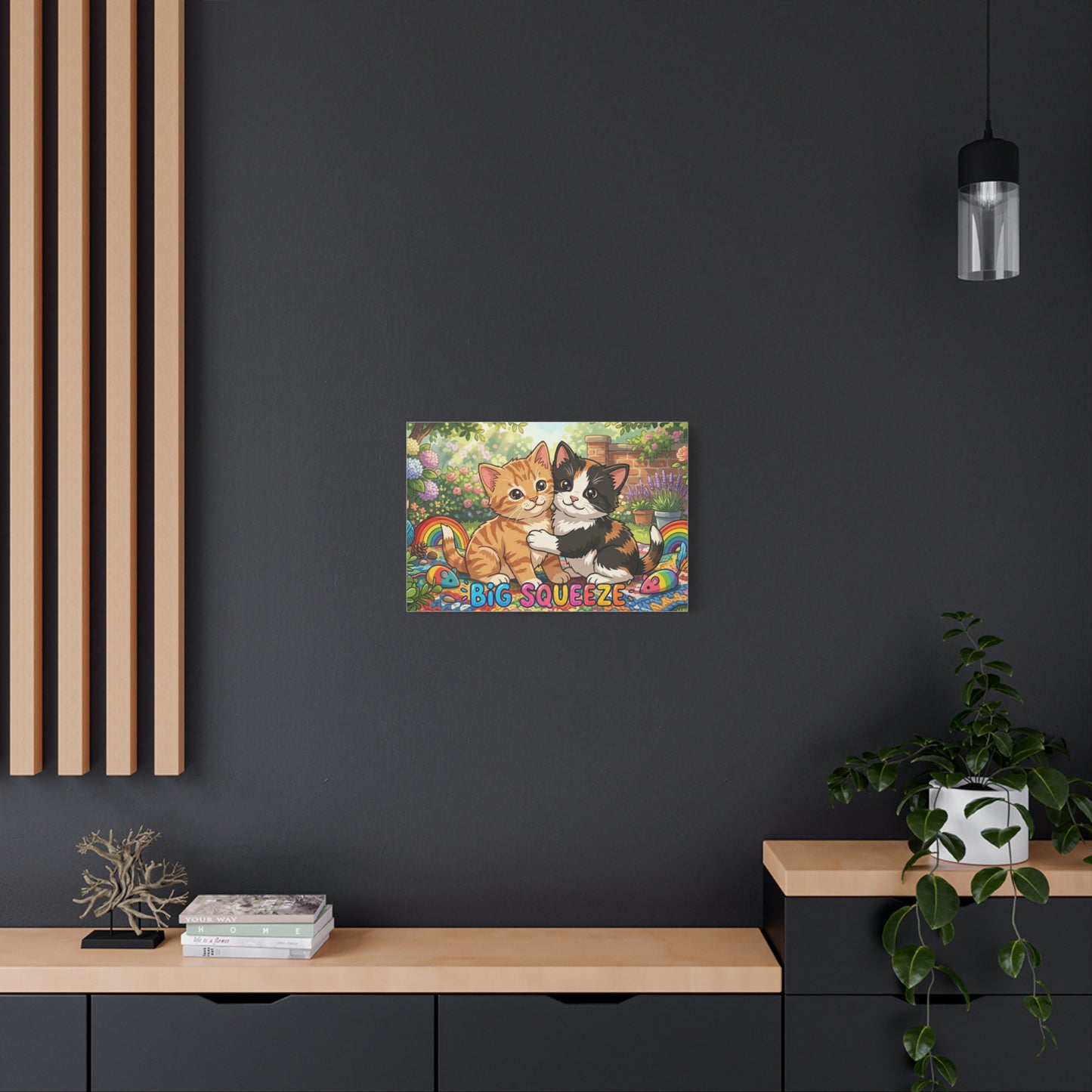 Big Squeeze Kitten Classic Canvas