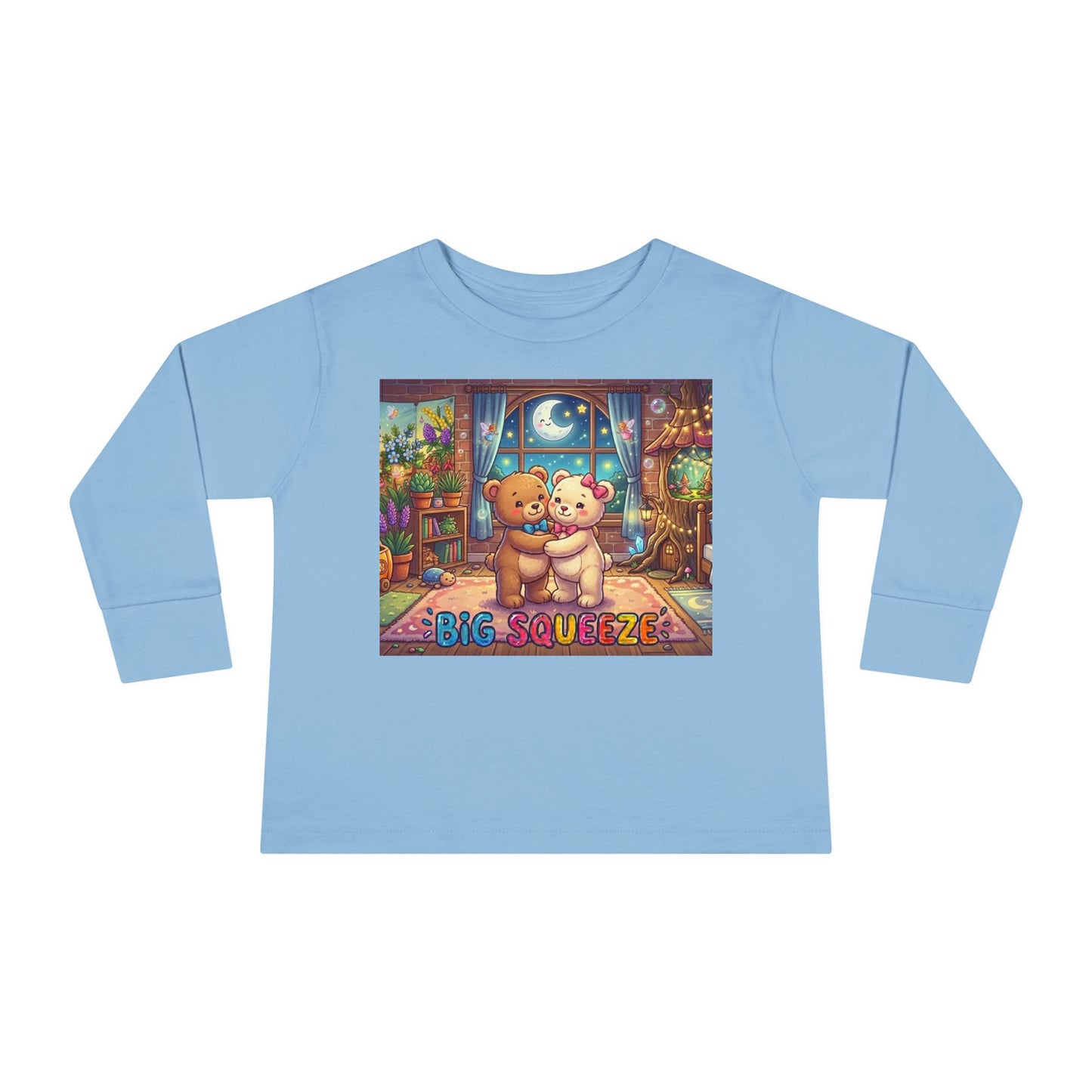 Big Squeeze Teddy Toddler Long Sleeve Tee