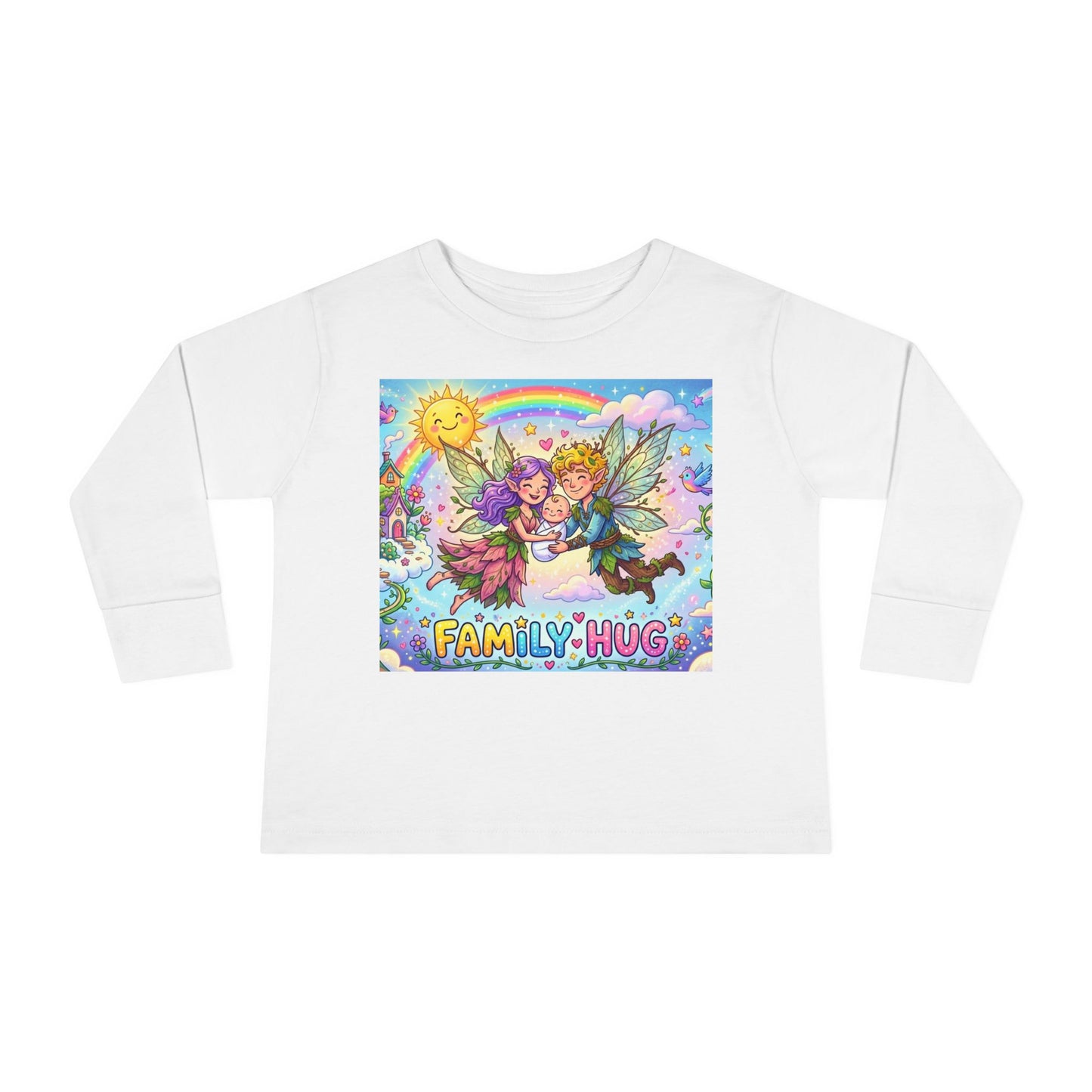 Family Hug Fairy Toddler Long Sleeve Tee