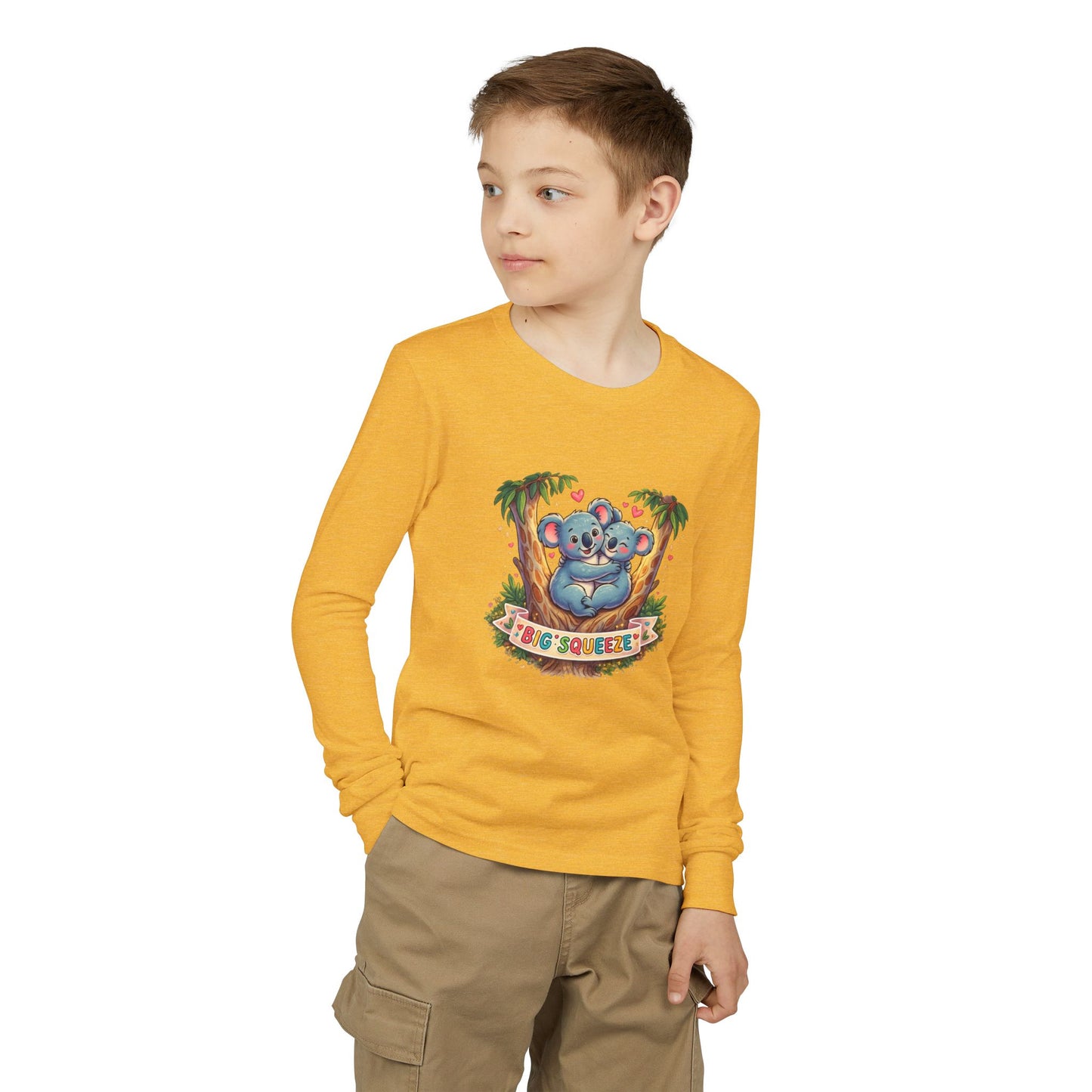 Big Squeeze Koala Youth Jersey Long Sleeve Tee