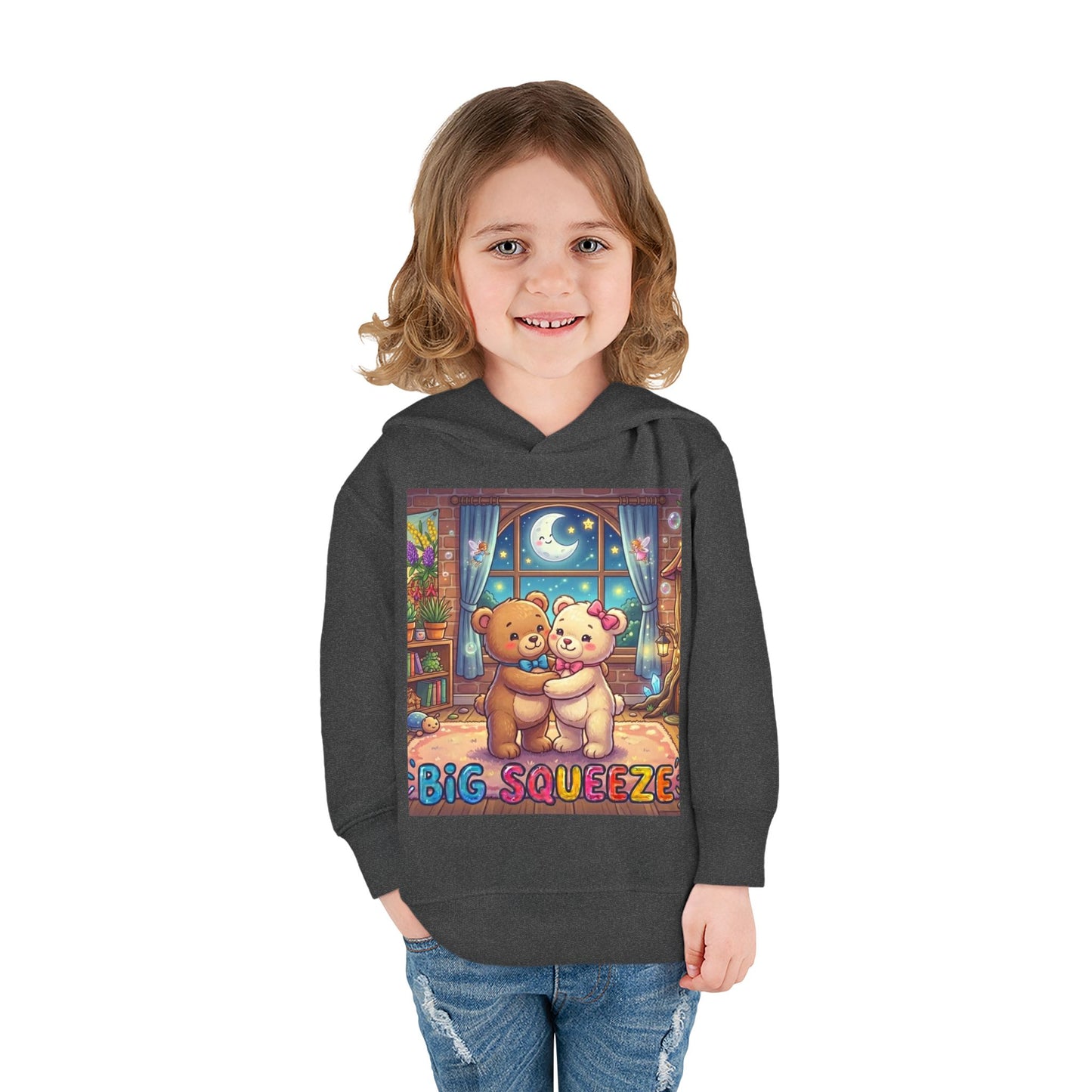 Big Squeeze Teddy Toddler Pullover Fleece Hoodie