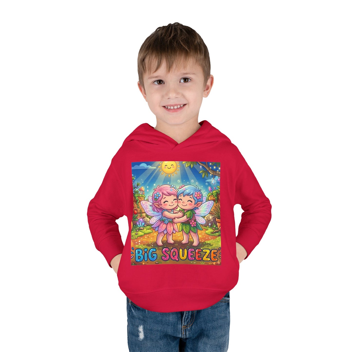 Big Squeeze Fairy Toddler Pullover Fleece Hoodie