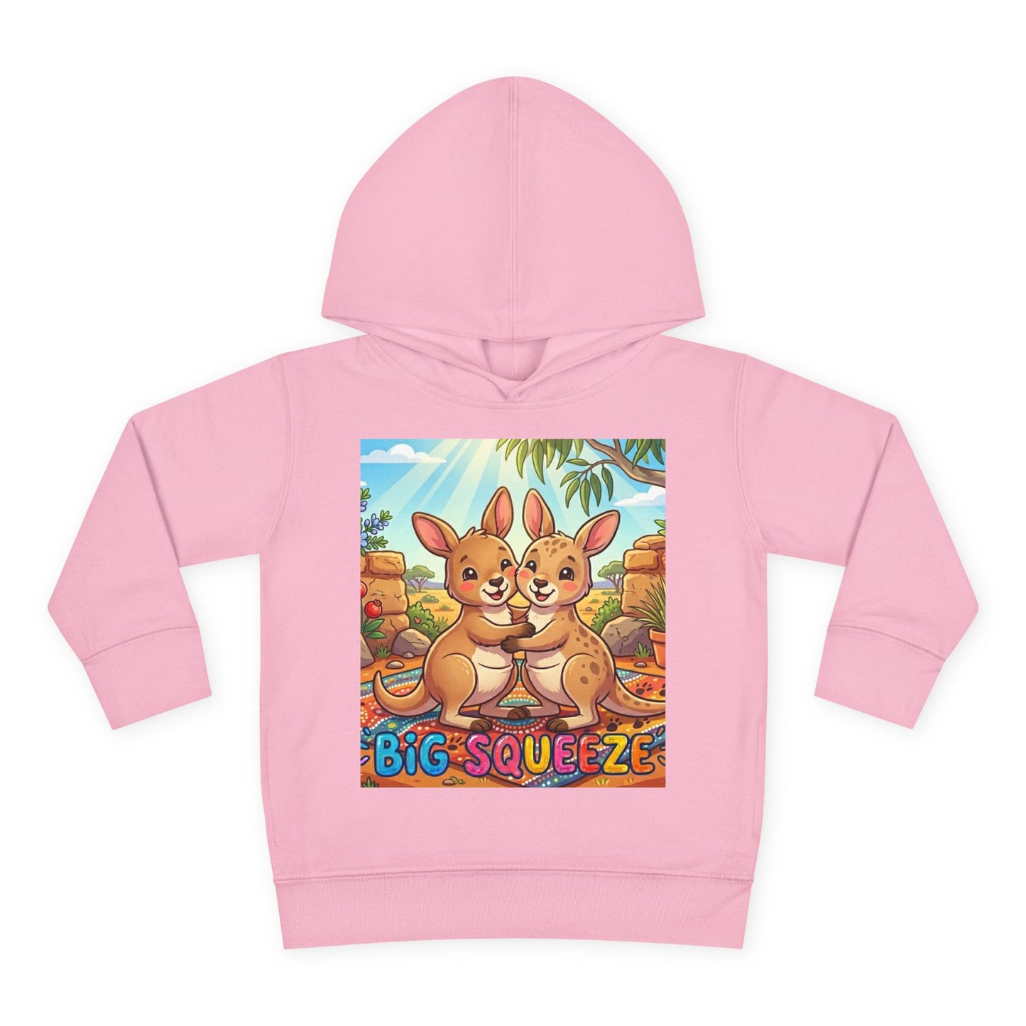Big Squeeze Kangaroo Toddler Pullover Fleece Hoodie