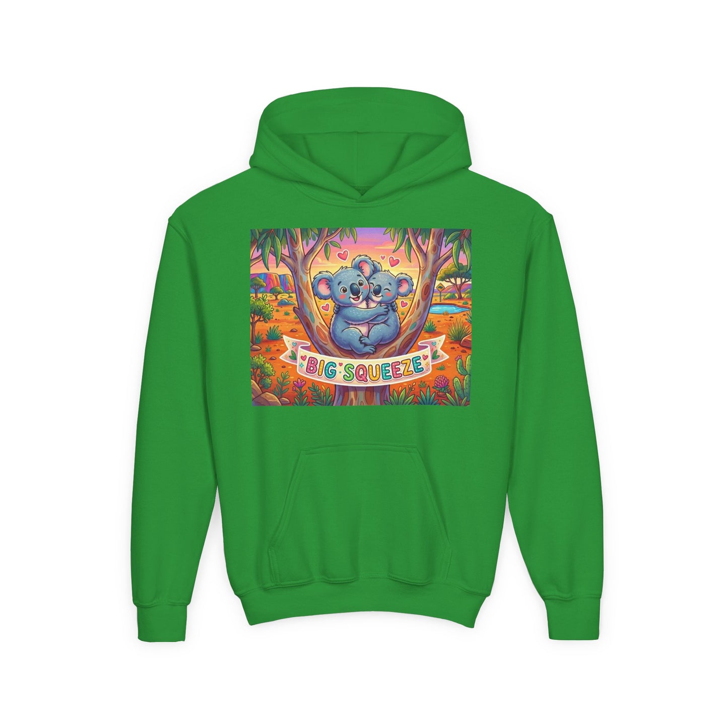 Big Squeeze Koala Youth Heavy Blend Hooded Sweatshirt