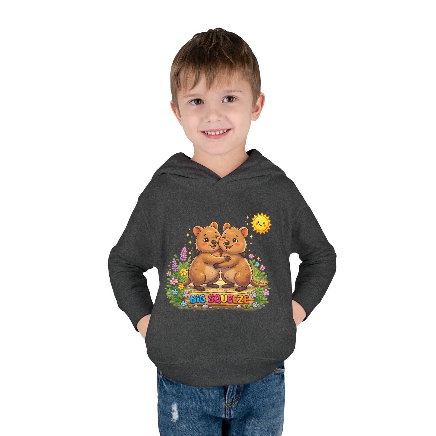 Big Squeeze Quokka Toddler Pullover Fleece Hoodie